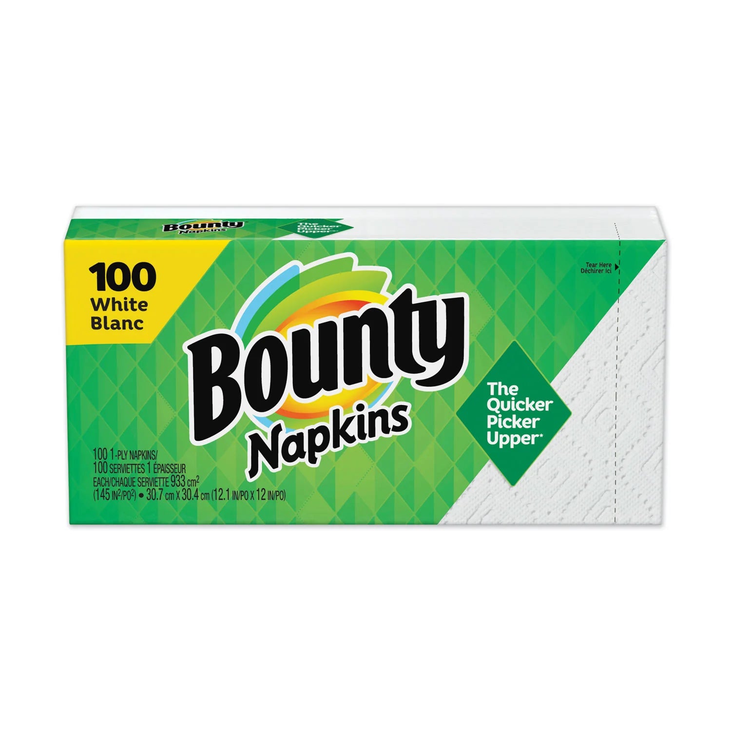 Bounty® Quilted Napkins, White, 100 Per Packs, 20/Case, 2000 Total (PGC34884) - A1 Bulk Supply