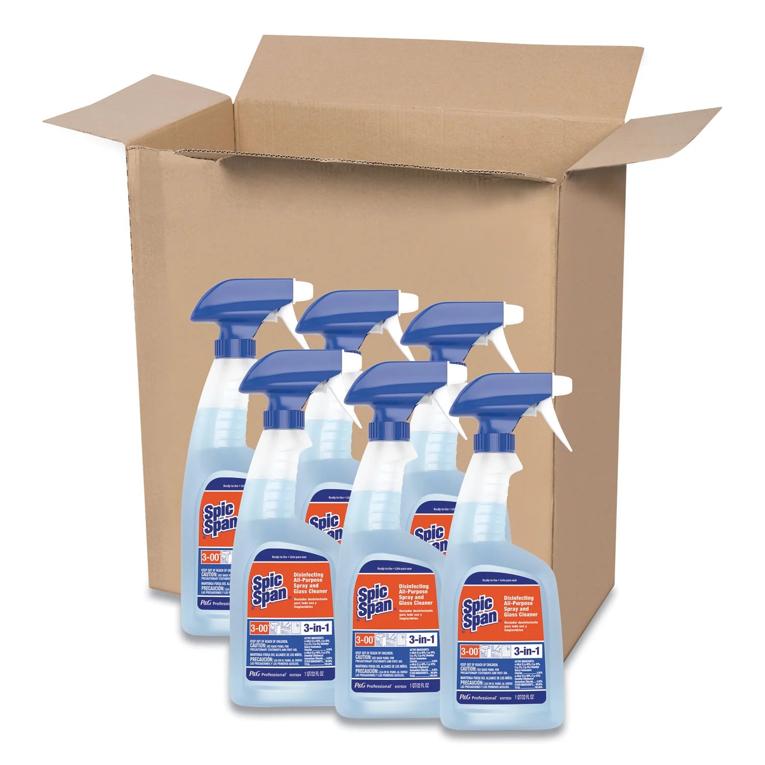 Spic and Span® Spic and Span® Disinfecting All-Purpose Spray and Glass Cleaner, 32 oz Spray Bottle, 6/Carton (PGC75353) Regular price - A1 Bulk Supply