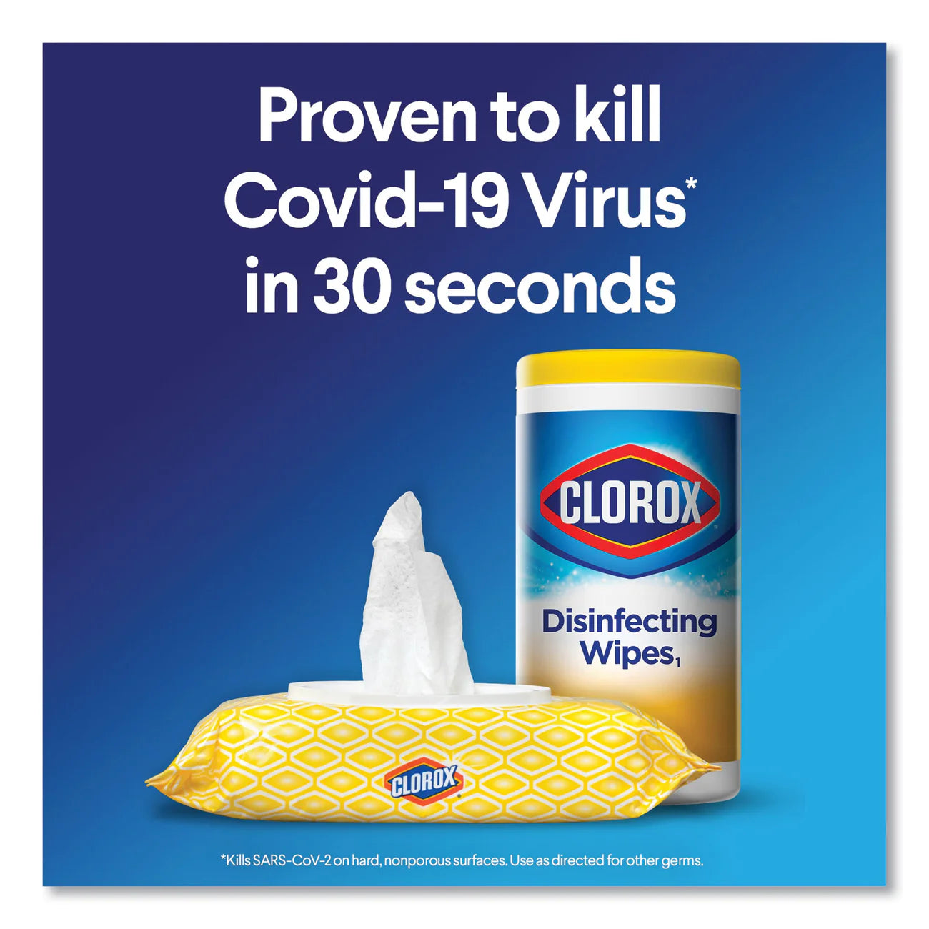 Clorox® Disinfecting Wipes, 7 x 8, Fresh Scent/Citrus Blend, 35/Canister, 3/Pack COX30112 - A1 Bulk Supply