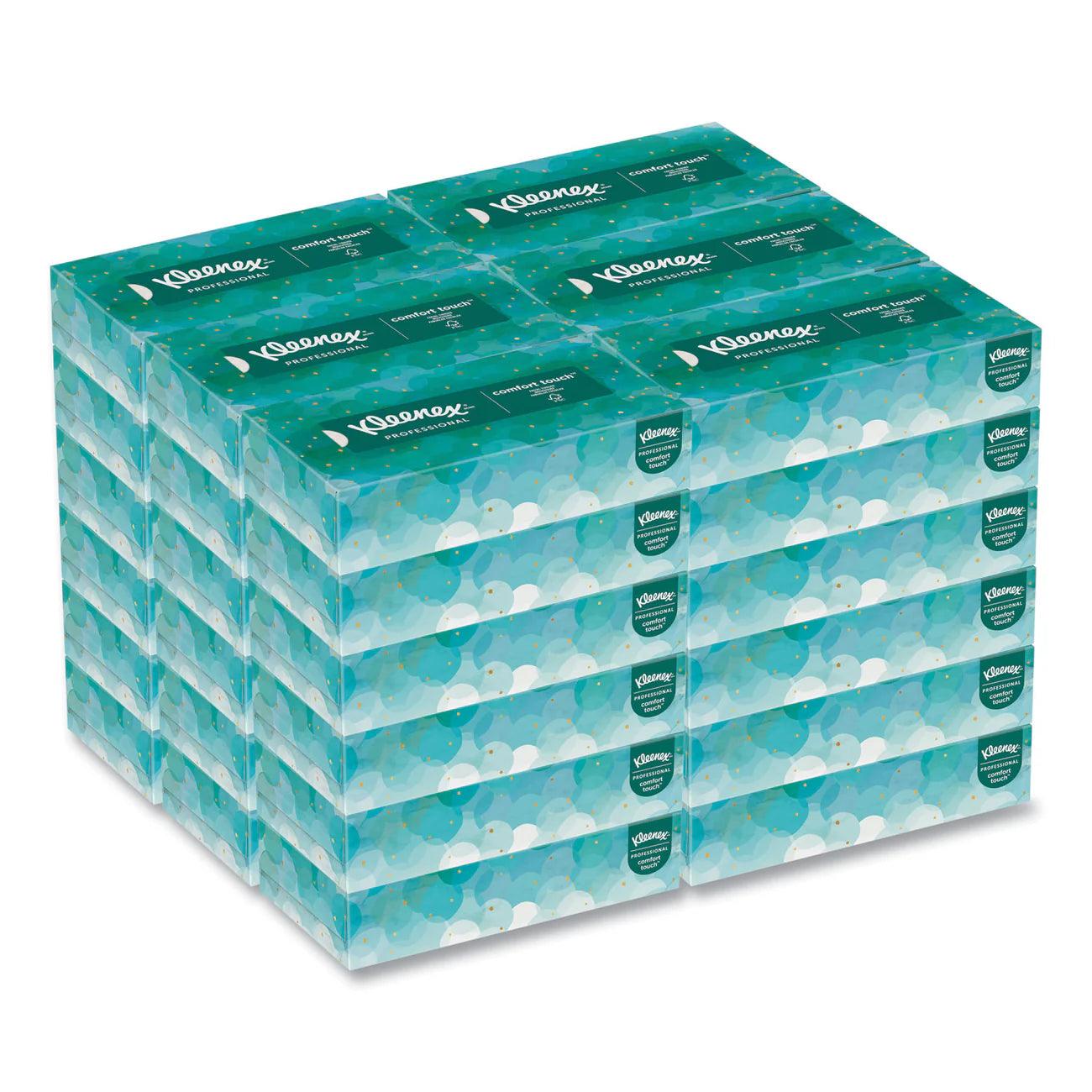 Kleenex® Professional Facial Tissue for Business (21400), Flat Tissue Boxes, 36 Boxes / Case, 100 Tissues / Box, 3,600 Tissues / Case (KIM21400) - A1 Bulk Supply