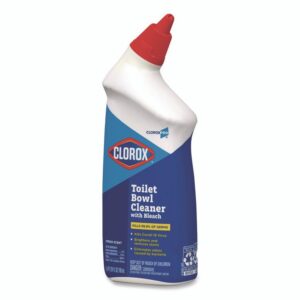 Toilet Bowl Cleaner with Bleach, Fresh Scent, 24 oz Bottle, 12/Carton